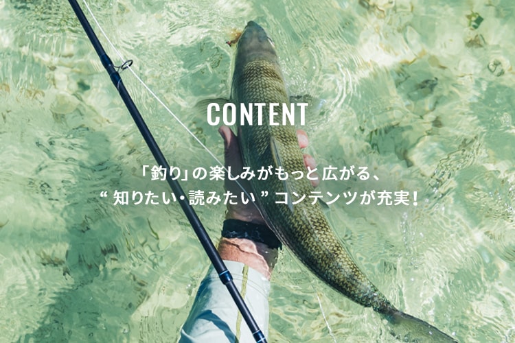 「釣り」の楽しみがもっと広がる、”知りたい・読みたい”コンテンツが充実！