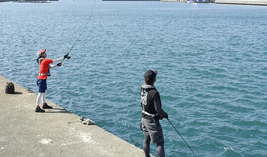 釣りをしているとき