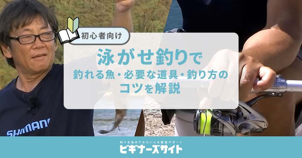 泳がせ釣りとは？釣れる魚・必要な道具・仕掛け・釣り方のコツを解説【初心者向け】