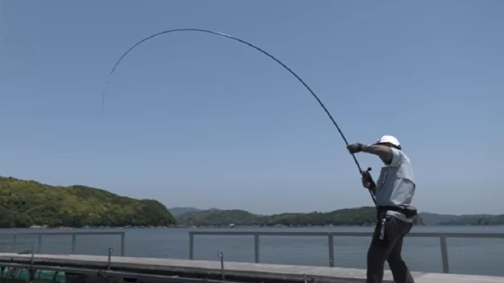 海上釣堀のような多魚種を相手にするには最適となるパワフルなスパイラルＸブランクス。