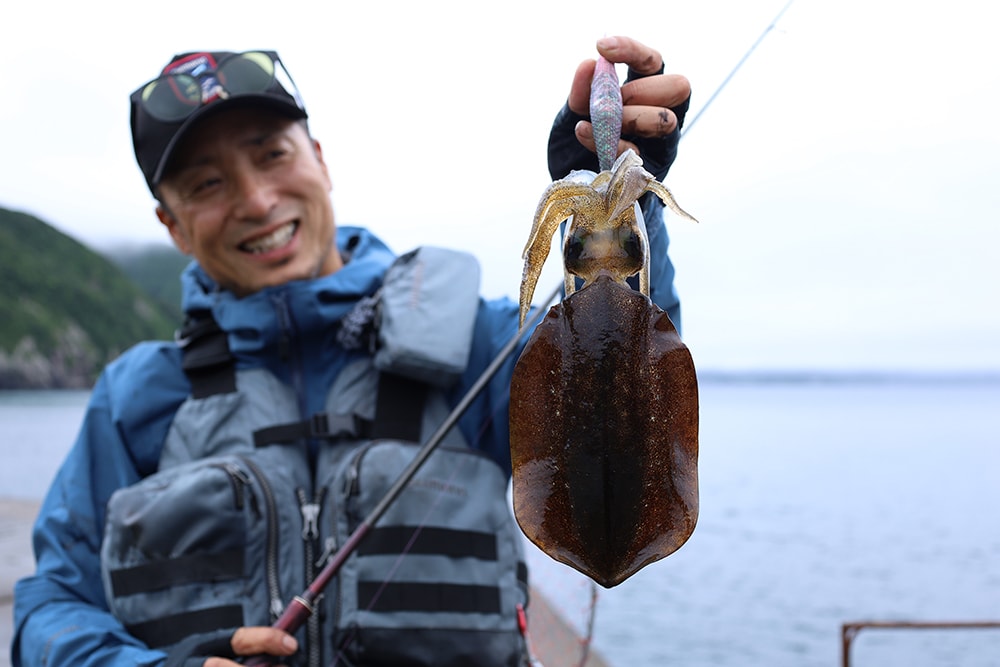 シャローエリアでもイカの活性が高ければノーマルタイプでテンポ良く探るほうが釣果が伸びることもある。