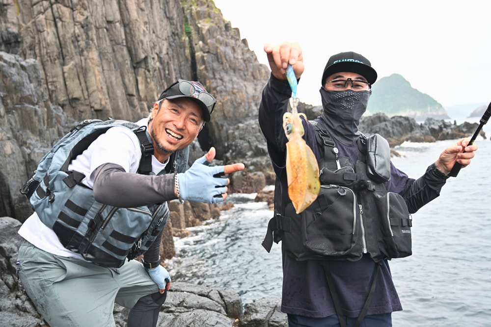 湯川さんと一緒に考えながらキャッチできた特別な1パイ。満面の笑みがこぼれ、思わずハイタッチせずにはいられませんでした。