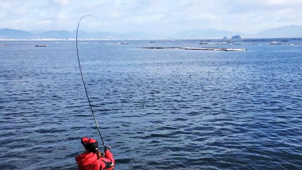 首振りも吸収して魚をスムーズに寄せてくる。 首振りも吸収して魚をスムーズに寄せてくる。