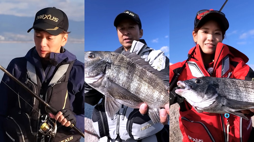 チヌフカセロッド鱗海in広島湾 百合野崇、内海通人、山口美咲が鱗海調子を味わう チヌフカセロッド鱗海in広島湾 百合野崇、内海通人、山口美咲が鱗海調子を味わう
