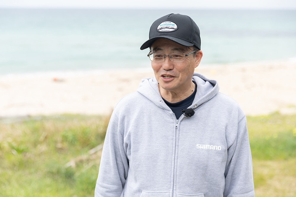 「必ず釣ります!」とヒラマサに対する意気込みを語ってくれました。 「必ず釣ります!」とヒラマサに対する意気込みを語ってくれました。