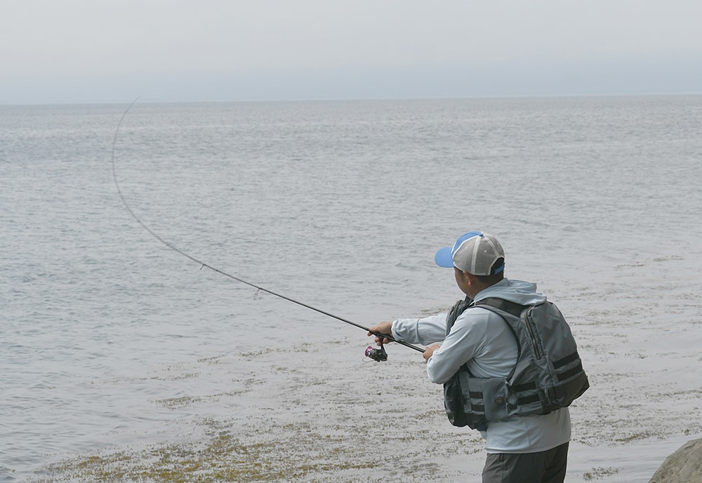 新しいソアレXRはショアからのキャスティングゲームにおいてもその実力を遺憾なく発揮 新しいソアレXRはショアからのキャスティングゲームにおいてもその実力を遺憾なく発揮