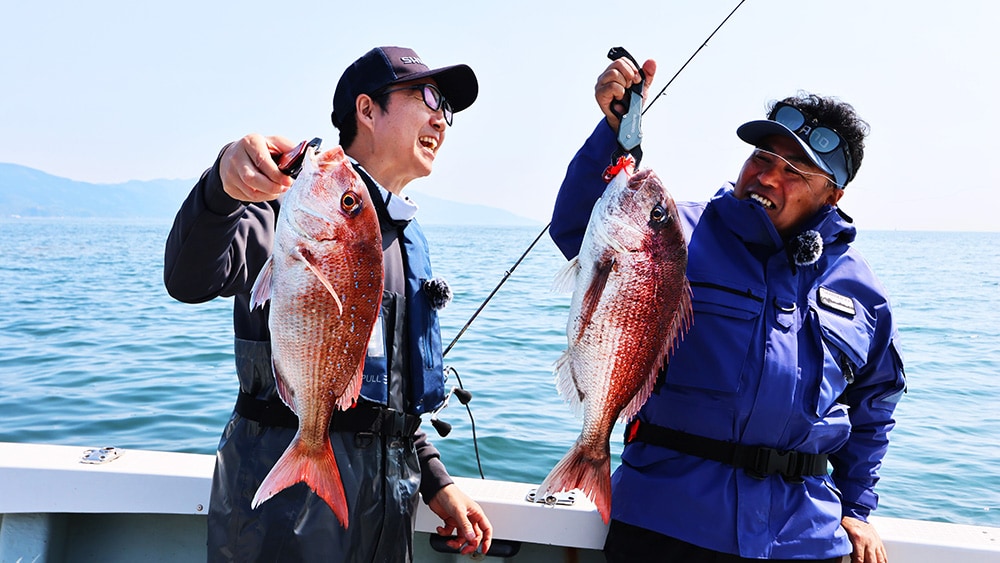 その後も、富所さん、赤澤さんはヒットを連発。フォースマスター300DHの性能の高さを実証！