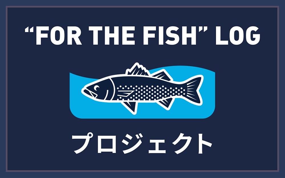 命を守り自然に返すためにフィッシュプールに入れて魚を撮影しよう “FOR THE FISH” LOG プロジェクト