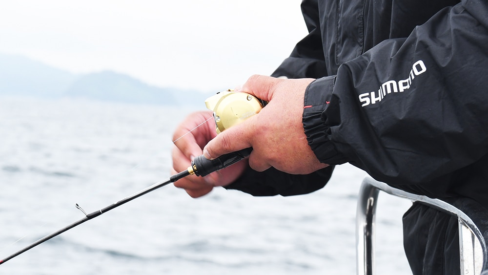 戦略に応じて巻き上げスピードを調節することも大切。