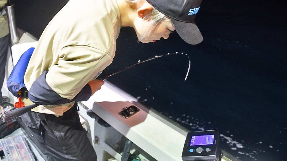 探見丸で情報を把握しながら、レンジをより的確に攻略。清水さんも、狙いのケンサキイカを連発！