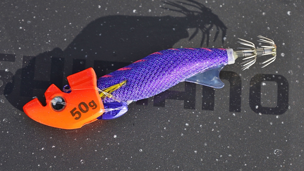 シンカーは50gまで用意。水深や風の強さ、流れの速さなど状況に応じてウェイトを使い分ける。