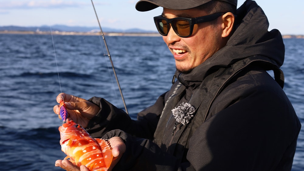 ティップエギング経験はメンバーでも随一だが、この日はリズムを合わせるのに苦戦した角井さん。