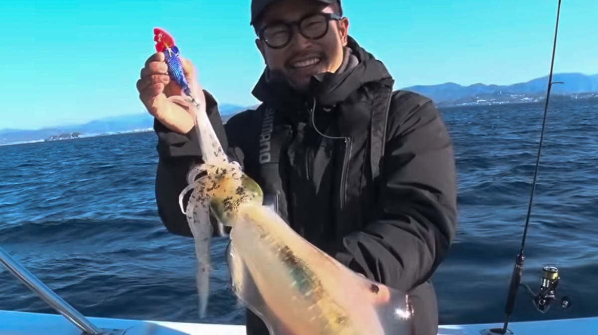 BOAT EGING FUNのメンバーが冬の田辺沖でティップエギングを満喫！ 前編