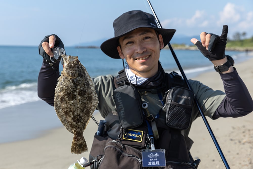 それでも、初めての場所で出会えた貴重なヒラメに大きな感動をもらった様子。「ひとまず魚の顔が見られて安心しました」と、ほっと胸をなでおろしていました。