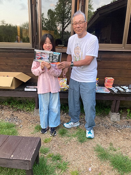 キャスティングゲームの優勝者は、なんと10歳の小学生。恐れ入りました。