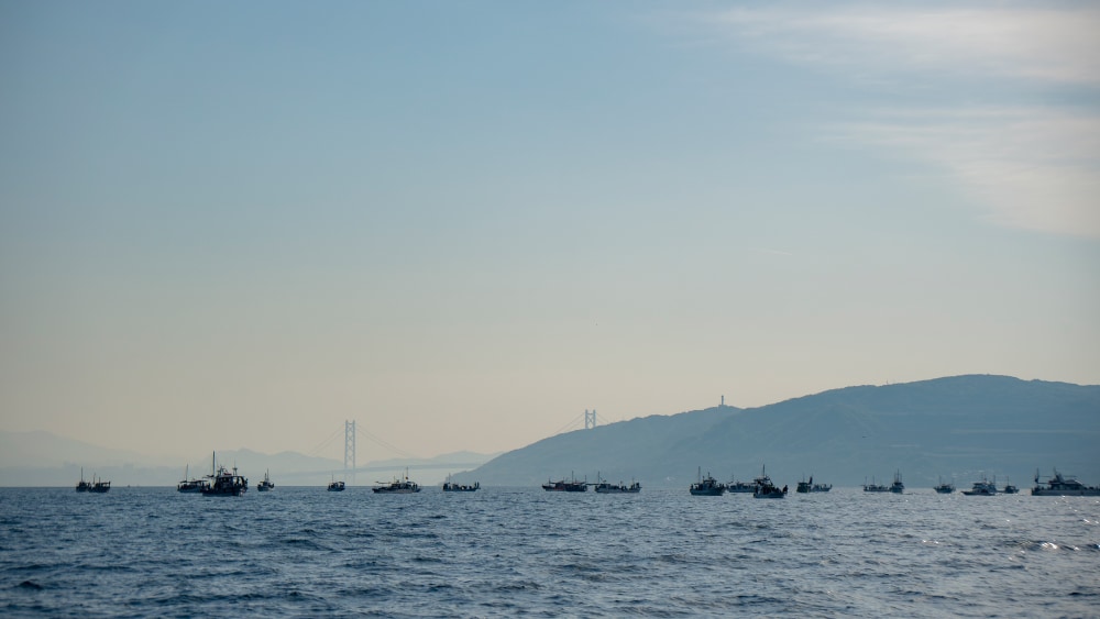 その象徴ともいえる風景が、かんたまから移動した淡路沖。