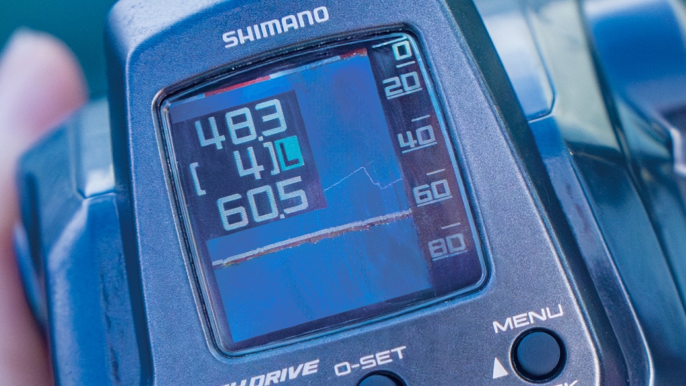 速度［4］で微速巻き