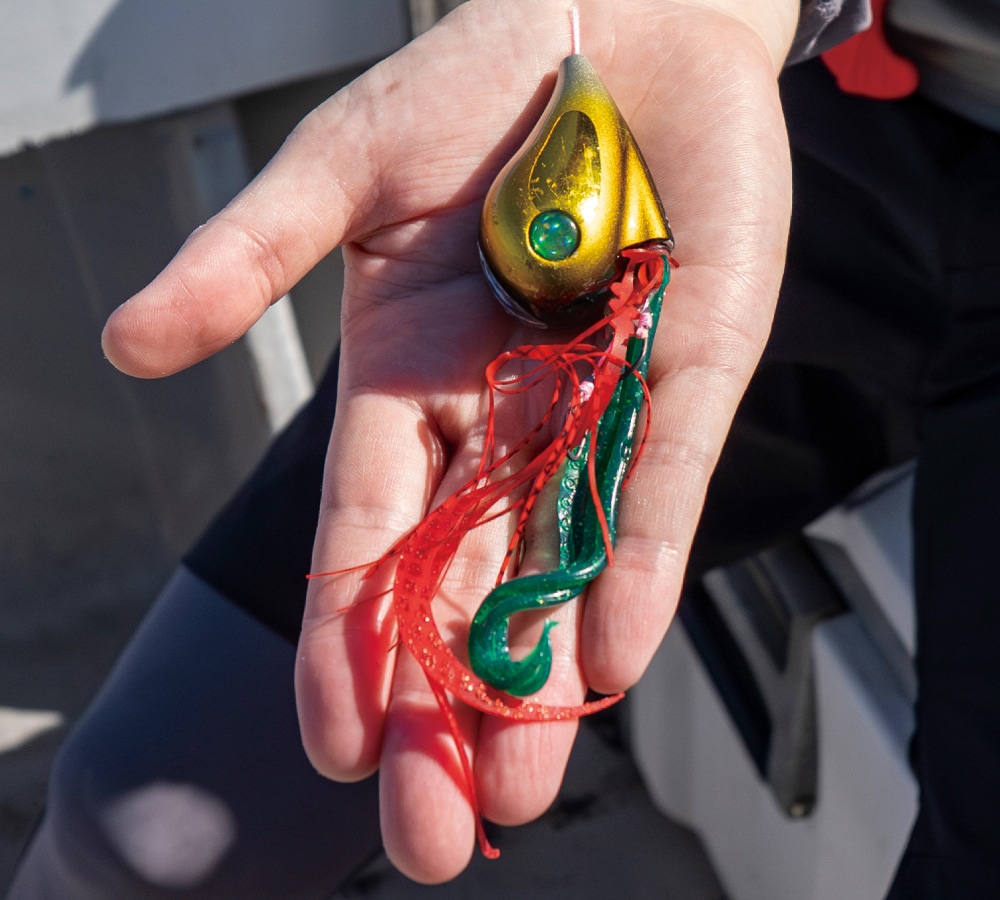 ドテラバクバクSオレンジゴールド250gとブラックレッド250gが当日のヒット鯛ラバ