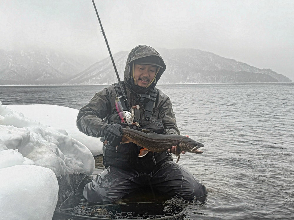 2匹目のレイクはオレンジの鰭とお腹が特徴的で大好きなタイプでした(TOP画像と同じ魚) 2匹目のレイクはオレンジの鰭とお腹が特徴的で大好きなタイプでした(TOP画像と同じ魚)