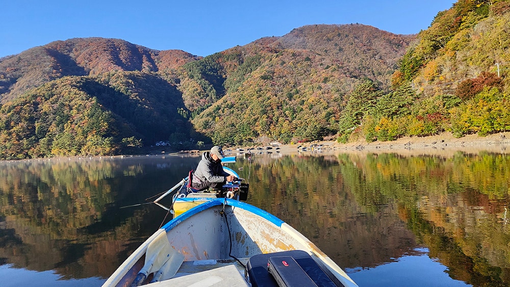 山も紅葉していて綺麗でした。