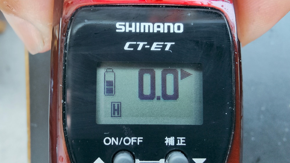 通常巻き上げ速度は2で設定していましたが、スピードシフト機能はH。 通常巻き上げ速度は2で設定していましたが、スピードシフト機能はH。