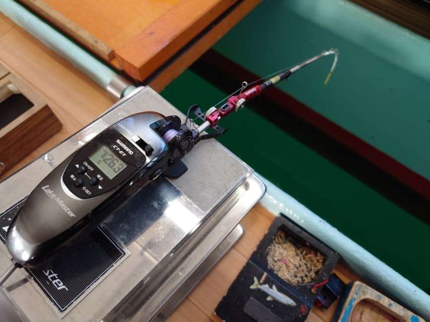 ポイント到着までに、タックル準備です。