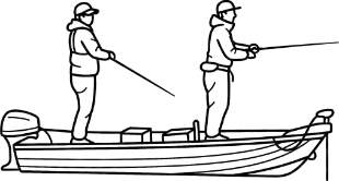 バスボートに
