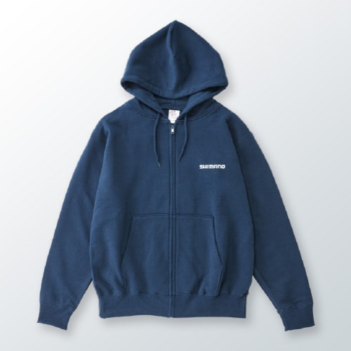 ロゴジップアップフードスウェットパーカー
