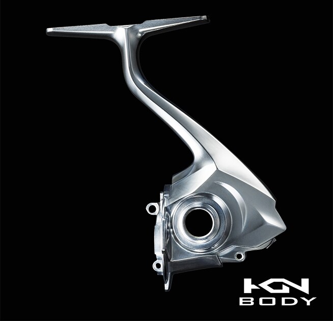 Protecting the gear and rotational performance from load and impact. Highly rigid metal “HAGANE BODY”