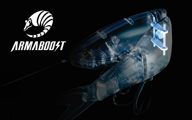 Folded design allows targeting of new fish.