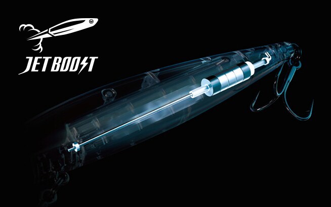 The center of gravity shifting system enhances casting distance and enables immediate swimming action, giving you a competitive edge.