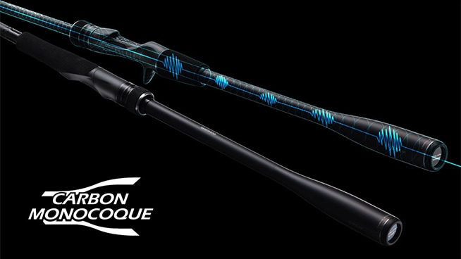 The lightweight design and heightened sensitivity achieved through integrated carbon molding elevate the fishing experience.