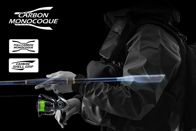 A next-generation grip that enhances the rod's lightness and sensitivity.