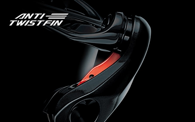 Anti-twist Fin: A Fin that suppresses Line Slack.