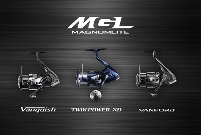 Shimano Spinning Reels equipped with MGL Rotor